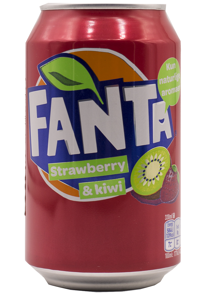 Фанта Клубника и Киви Германия / Fanta Strawberry and Kiwi (0,33л.*ж/б.)