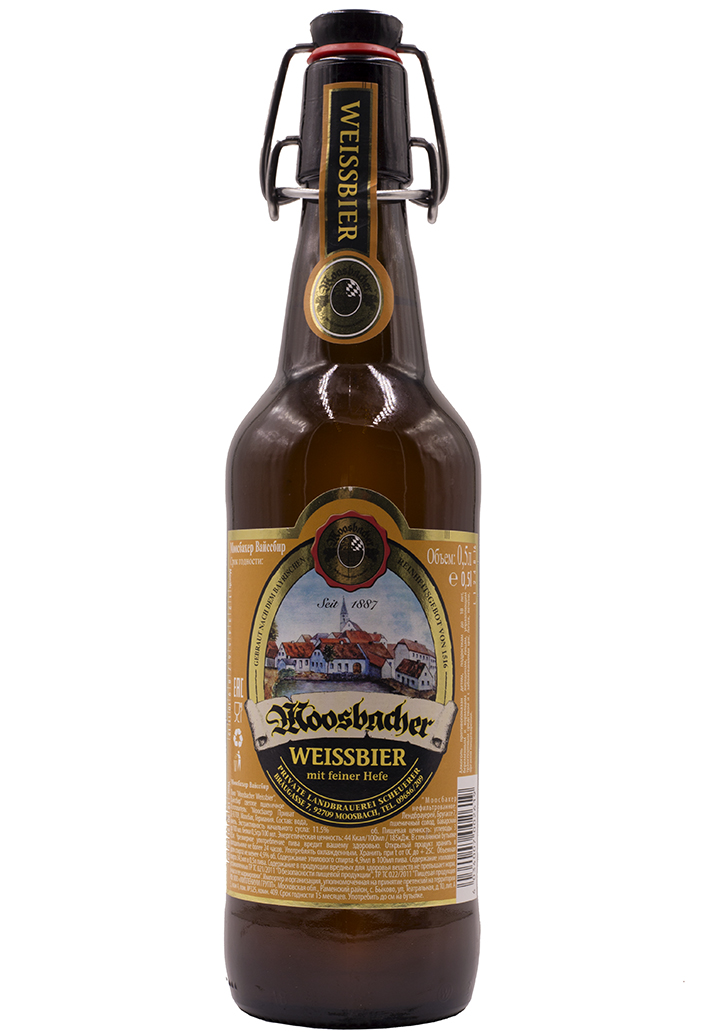 Моосбахер Вайсбир / Moosbacher Weissbier (0,5л.*бут.)