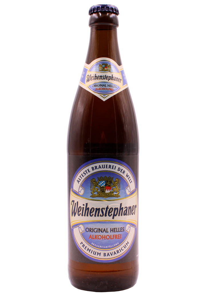 Вайнштефан Ориджинал Хель б/а / Weihenstephaner Original Helles Alkoholfrei (0,5л.*бут.)