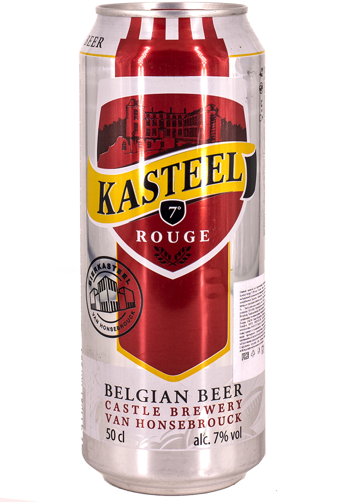 Ван Хонзебрук Кастел Руж 8% / Kasteel Rouge 8% (0,5л.*ж/б.)