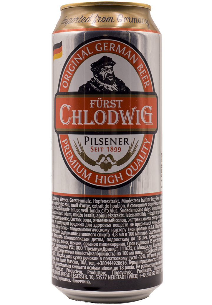 Фюрст Хлодвиг Пилсенер / Fürst Chlodwig Pilsener (0,5л.*ж/б.)