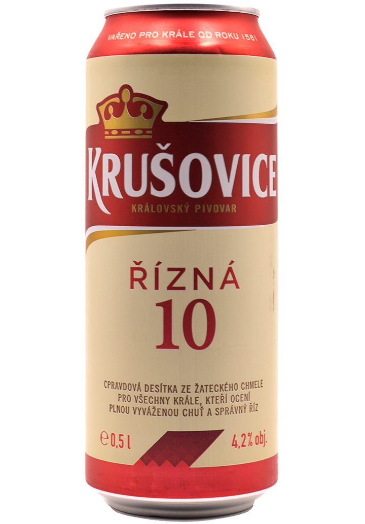 Крушовице Краловский Оригинал 10 / Krusovice Kralovsky Original 10 (0,5л.*ж/б.)