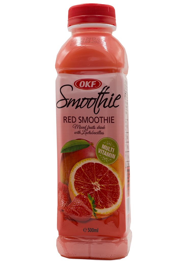 ОКФ Смузи Ред Клубника, Грейпфрут, Манго / OKF Red Smoothie (0,5л.*пл.бут.)