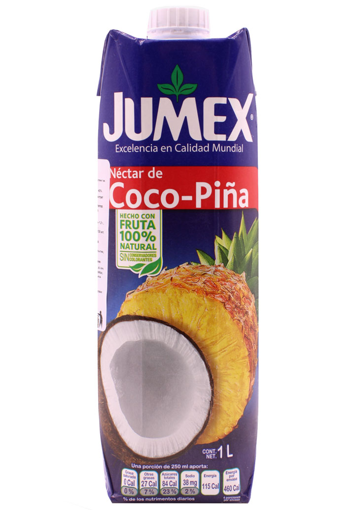 Джумекс Кокос и Ананас / Jumex Nectar De Coco-Pina (1л.*тетра пак)