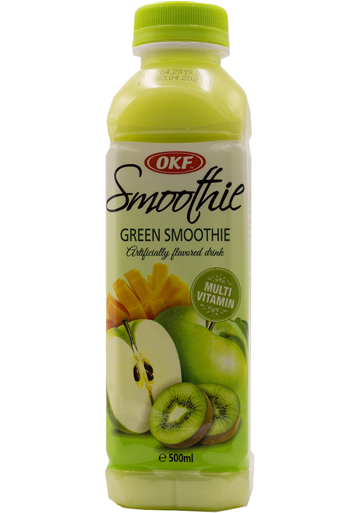 ОКФ Смузи Грин Киви, Зеленое Яблоко, Манго / OKF Green Smoothie (0,5л.*пл.бут.)