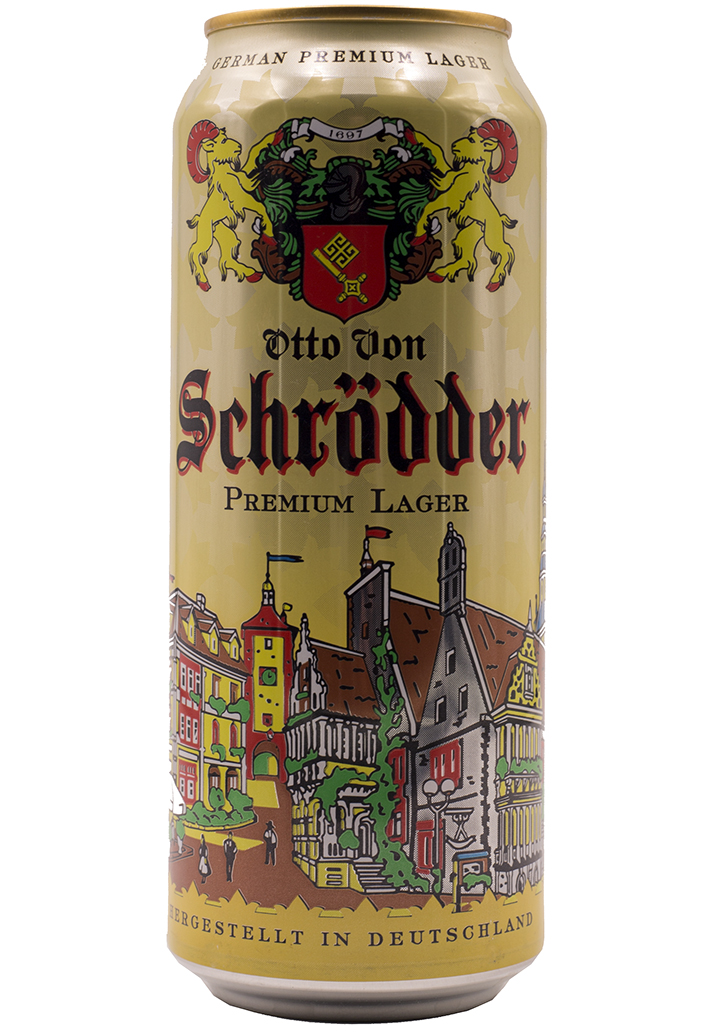 Отто Фон Шрёддер Премиум Лагер / Otto Von Schrodder Premium Lager (0,5л.*ж/б.)