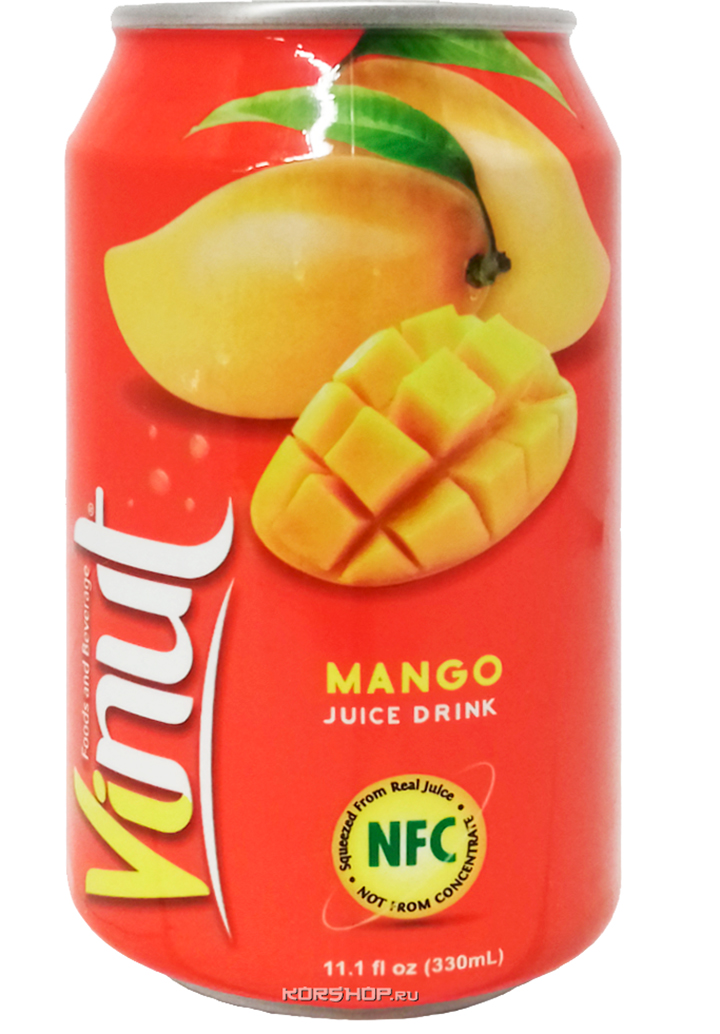 Винут Манго / Vinut Mango (0,33л.*ж/б.)