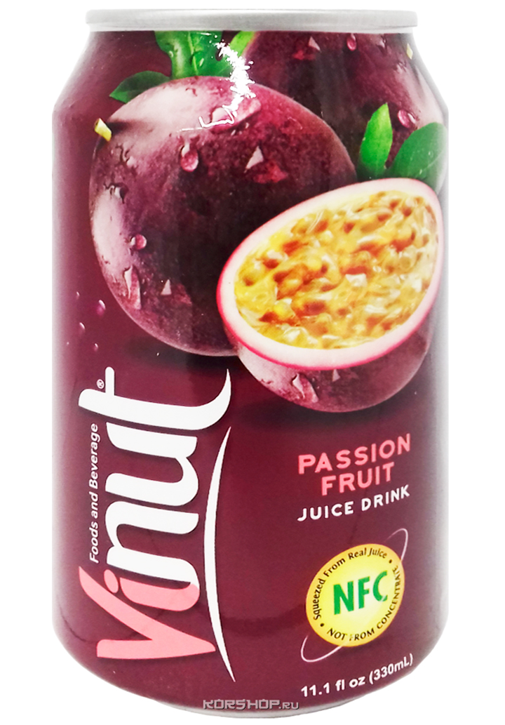 Винут Маракуйя / Vinut Passion Fruit (0,33л.*ж/б)