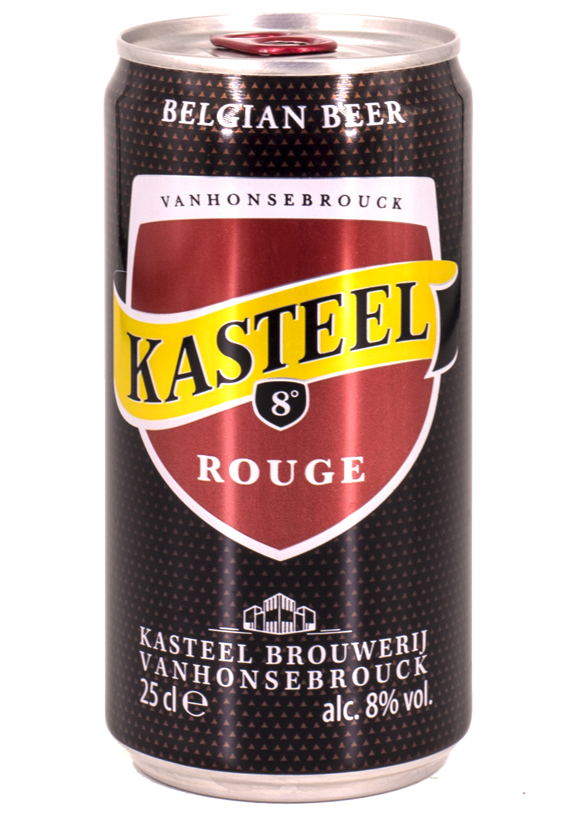 Ван Хонзебрук Кастел Руж 8% / Kasteel Rouge 8% (0,25л.*ж/б.)